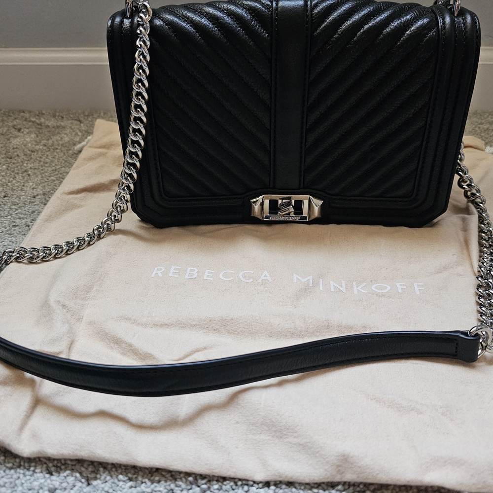Rebecca Minkoff Black Quilted Shoulder Bag